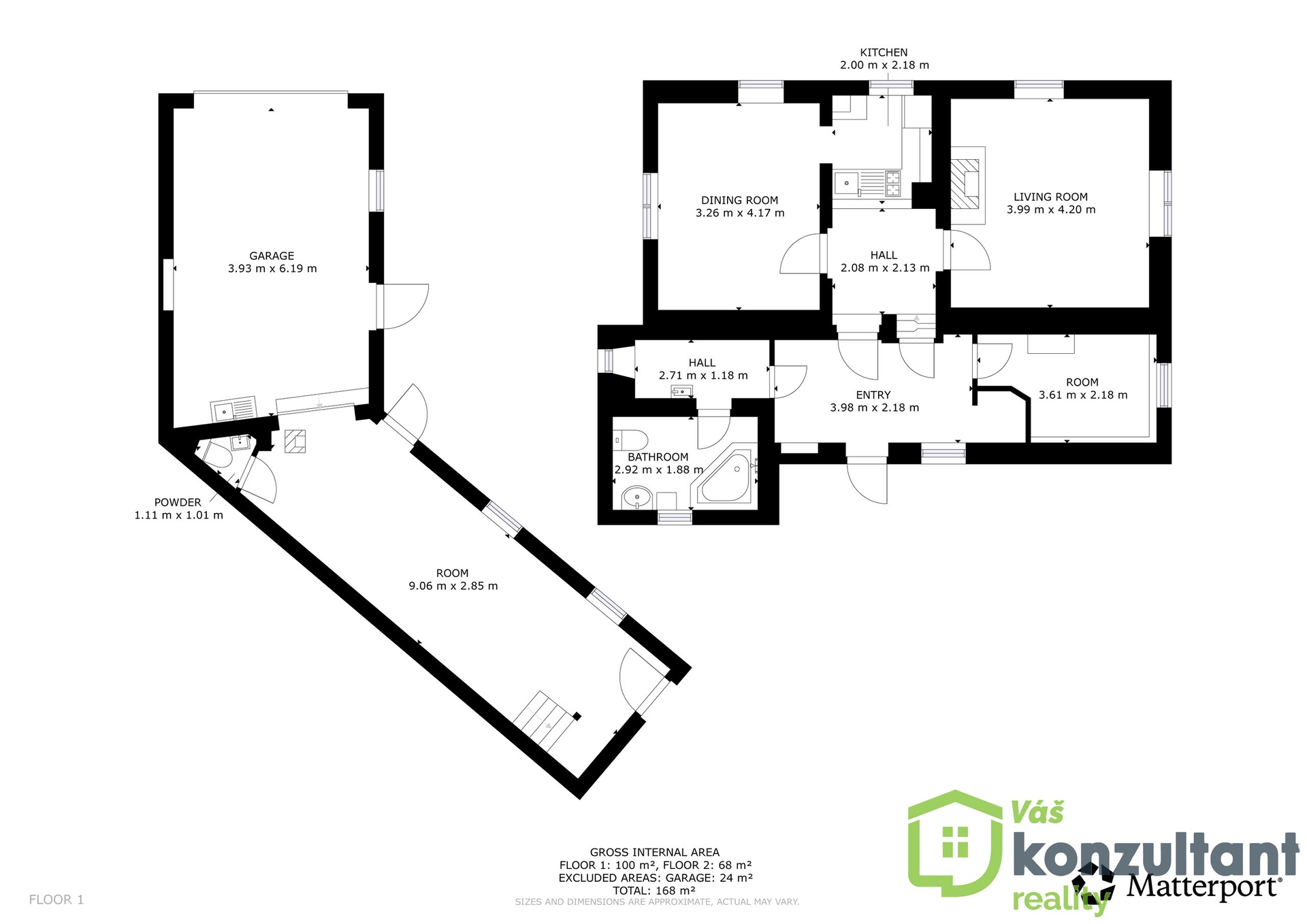282 Vyšehrad Garaž, Přibyslav Kraj Vysočina 582 22_Floor1