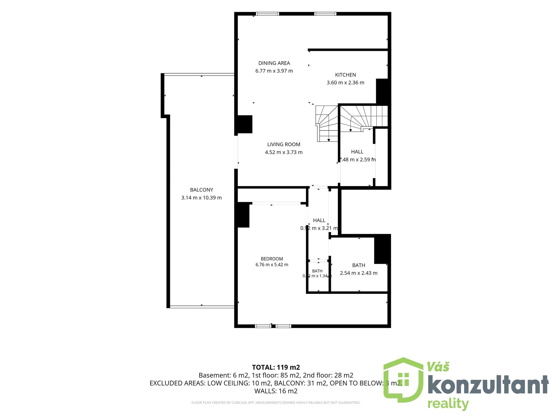 2D Floor Plan for 829:6 Višňová_1
