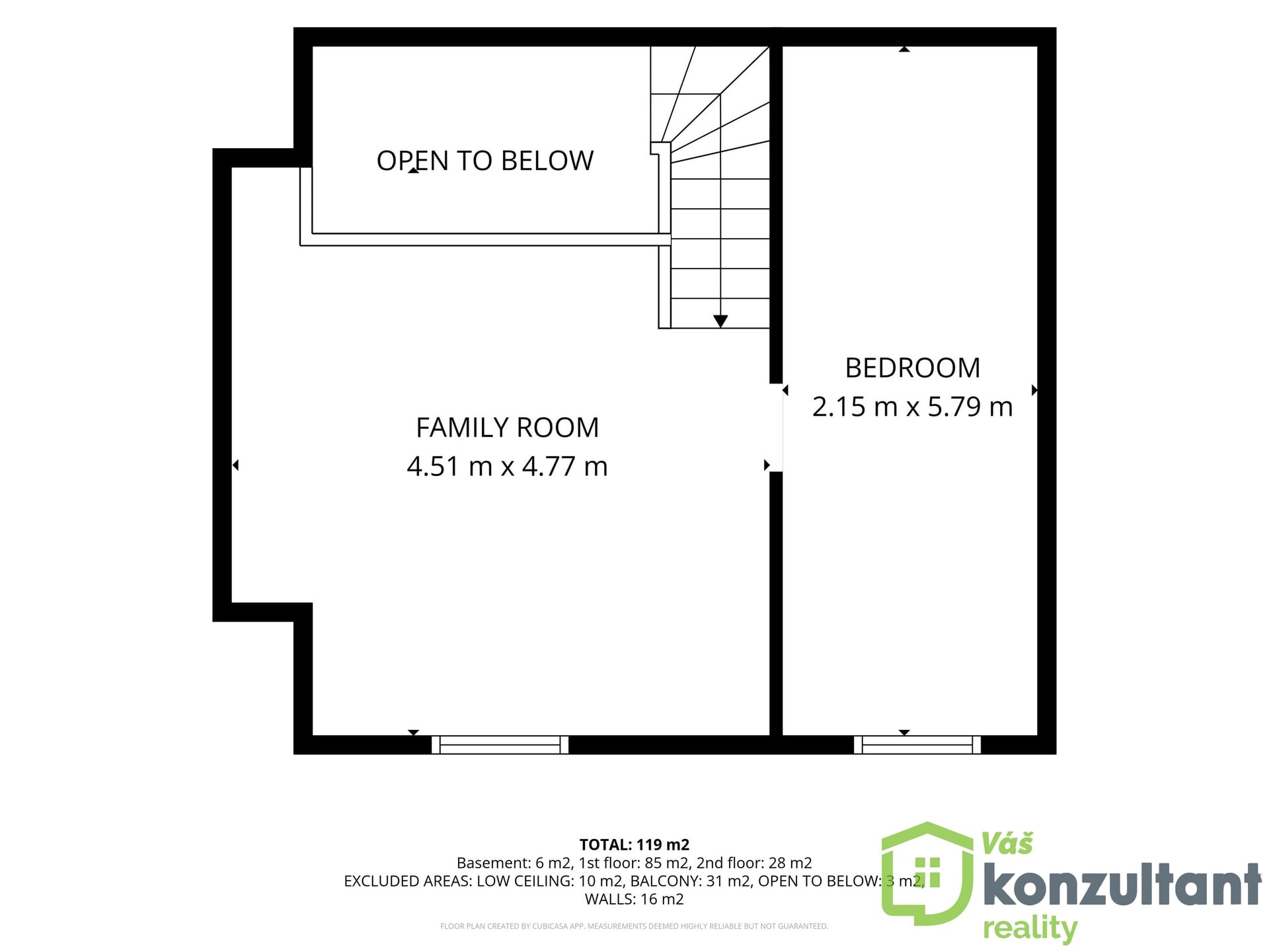 2D Floor Plan for 829:6 Višňová_2