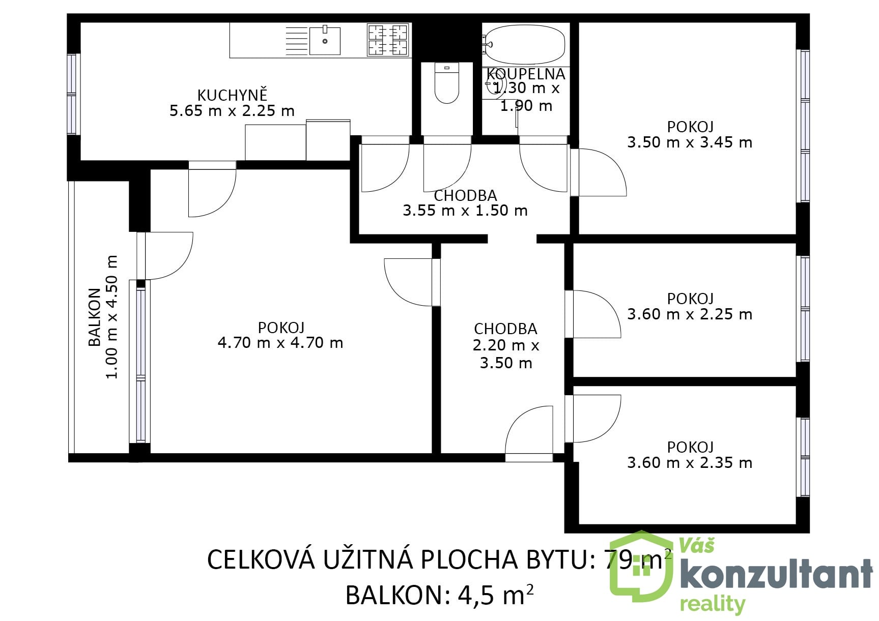 Oblá půdorys