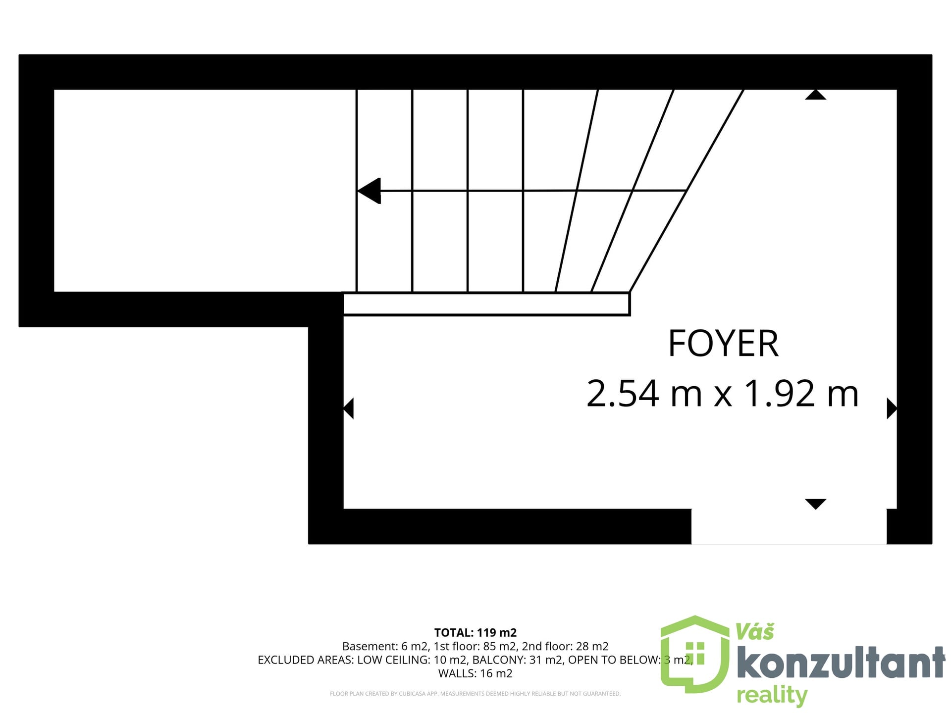 2D Floor Plan for 829:6 Višňová