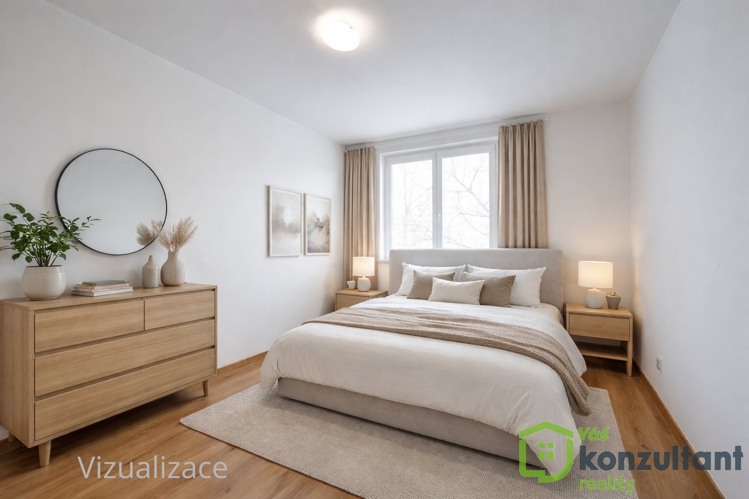 Vizualizace ložnice