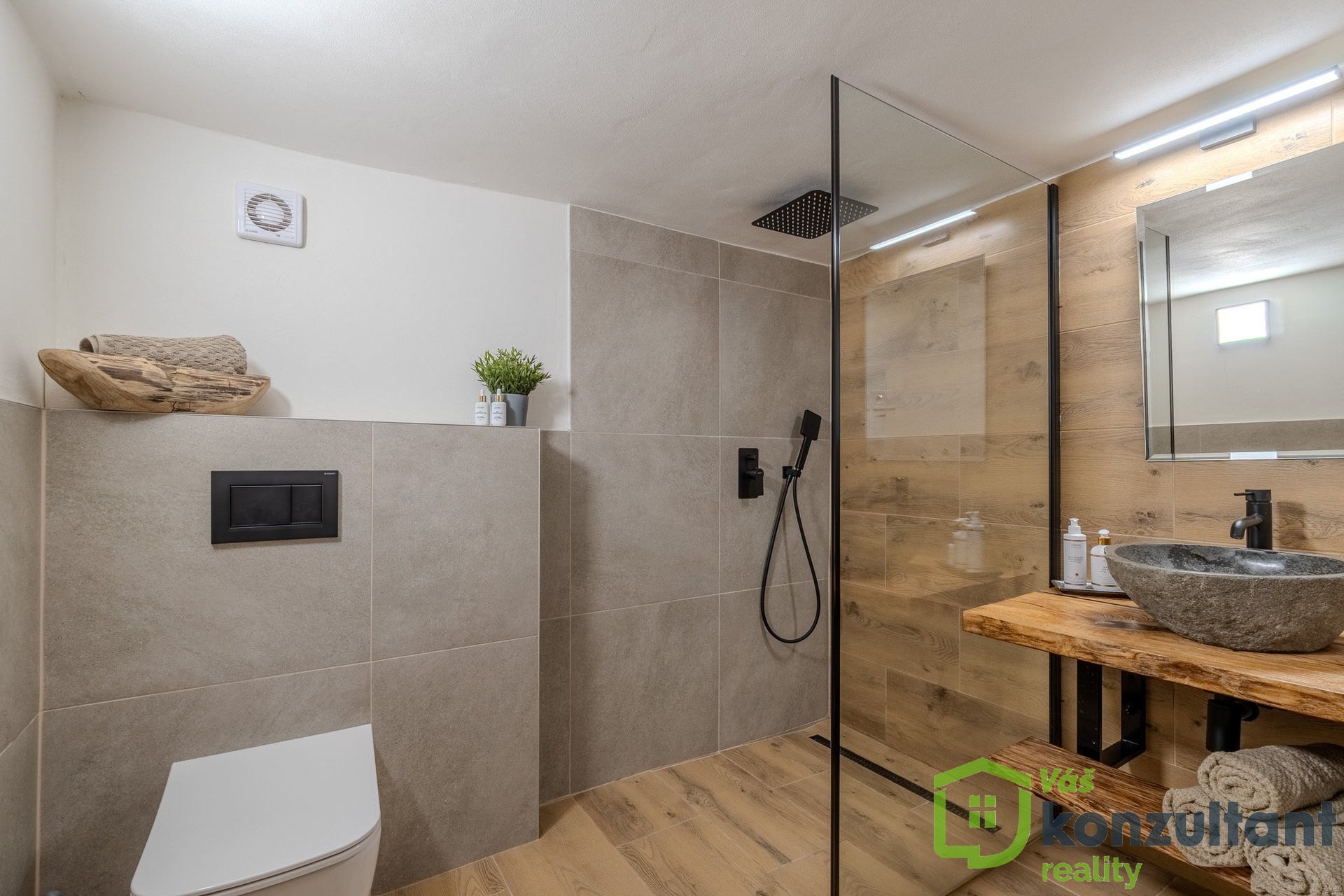 Designová koupelna se sprchou