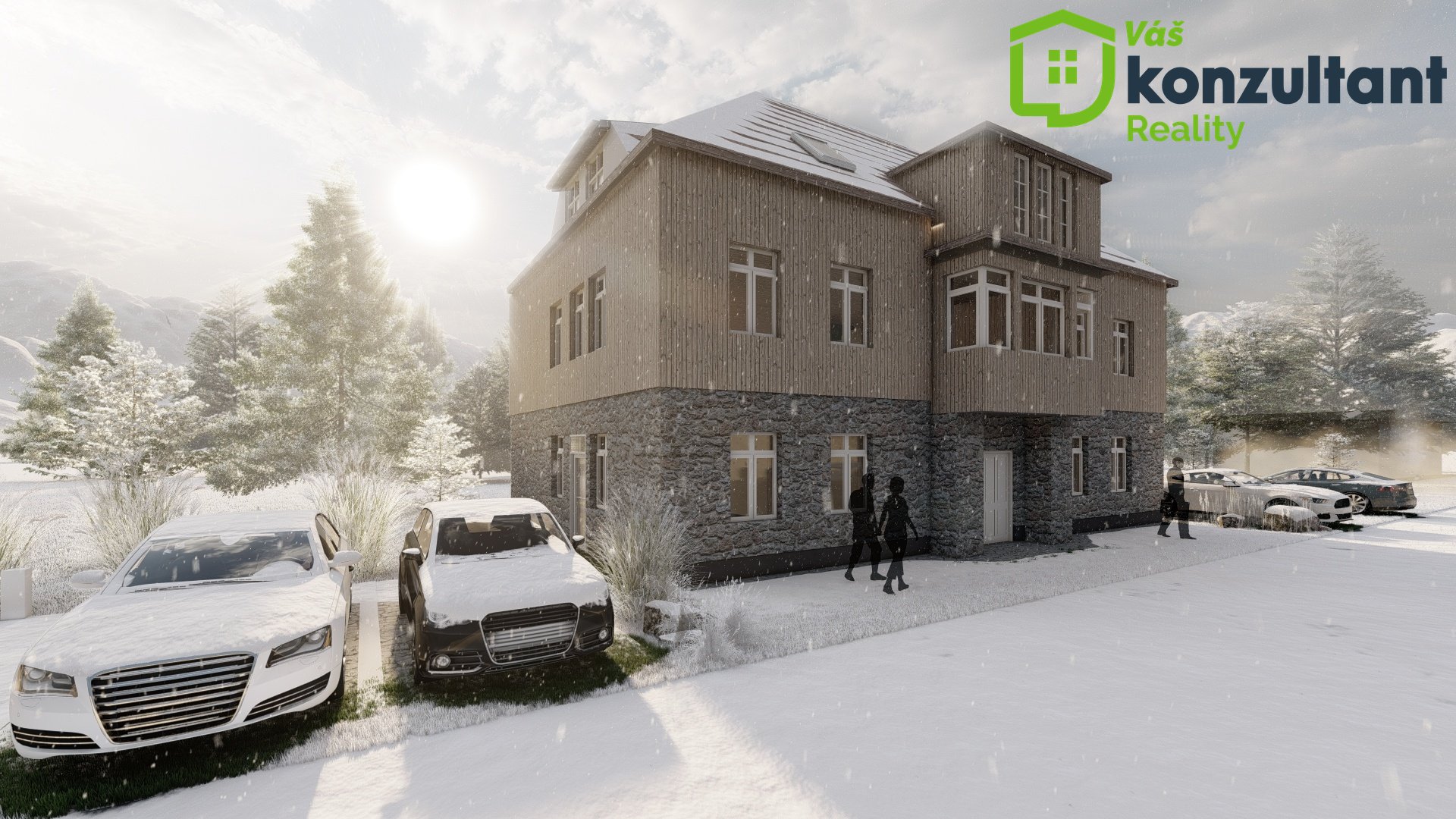 Prodej vily 445 m2 s pozemkem 2391 m2, Bublava - Krušné hory