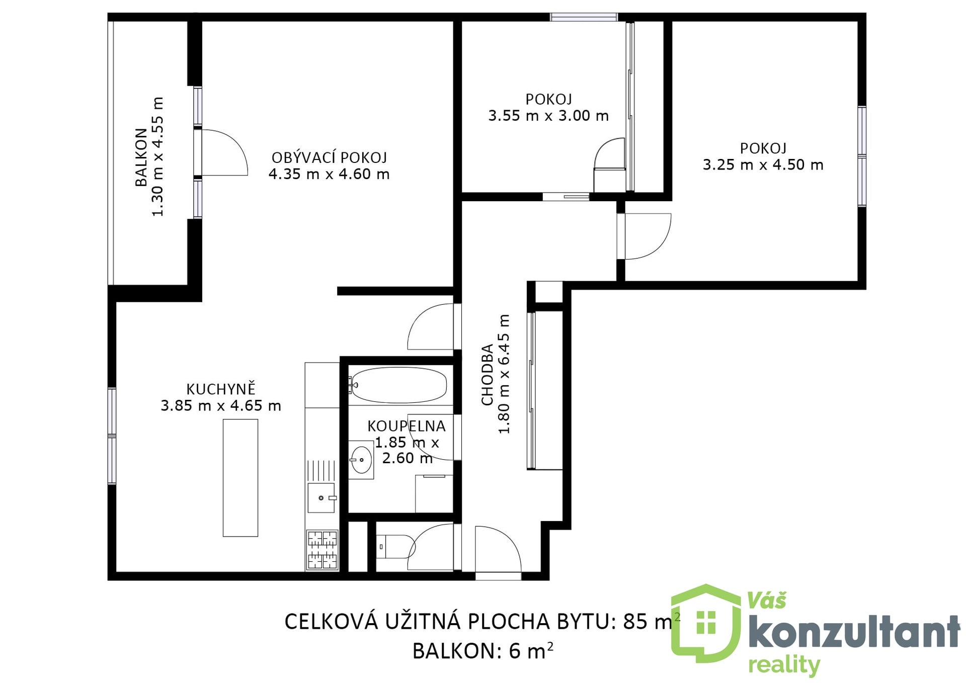 Češkovice půdorys