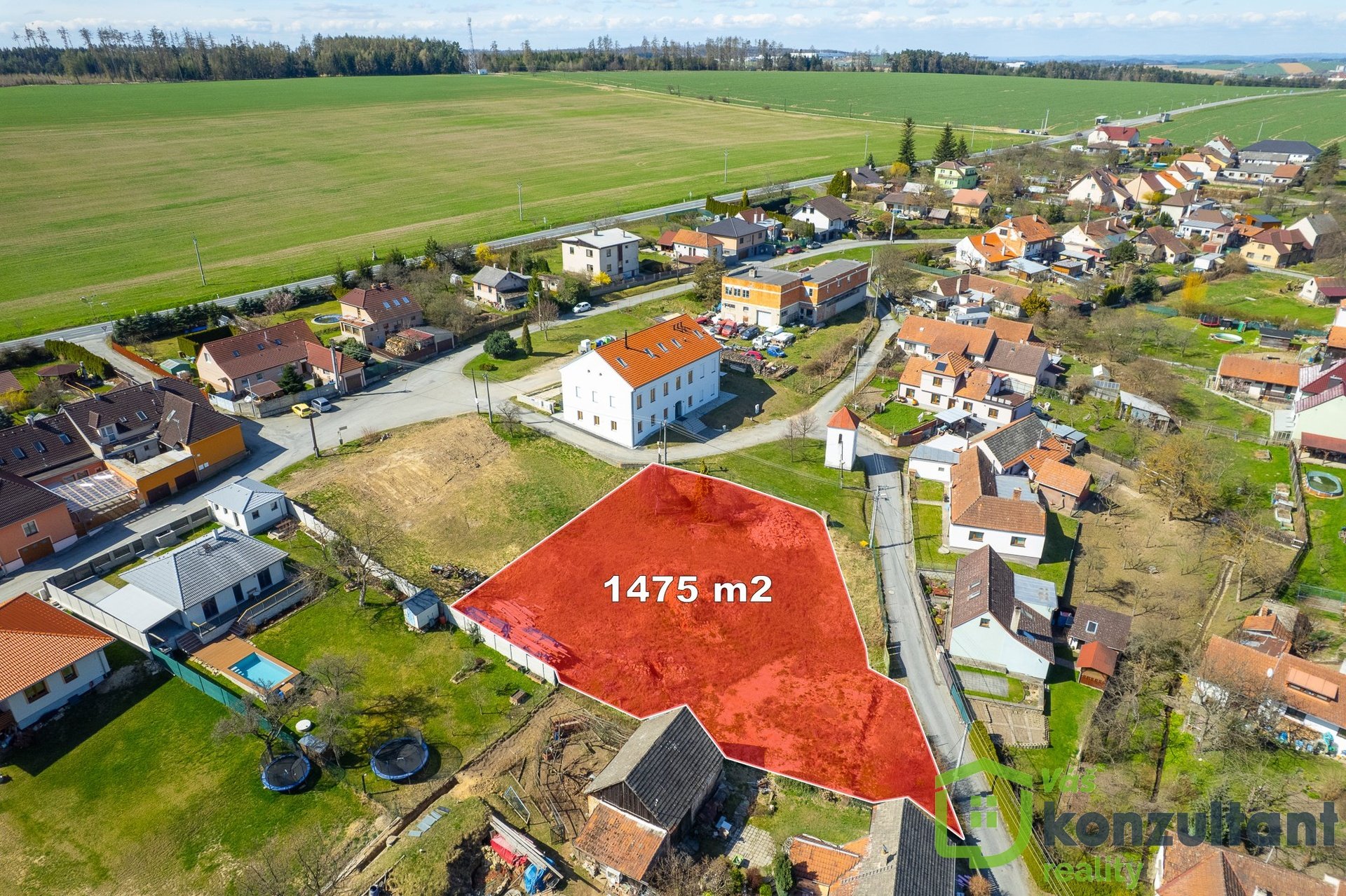 Prodej pozemky pro bydlení, 1 475 m2 - Přibyslavice