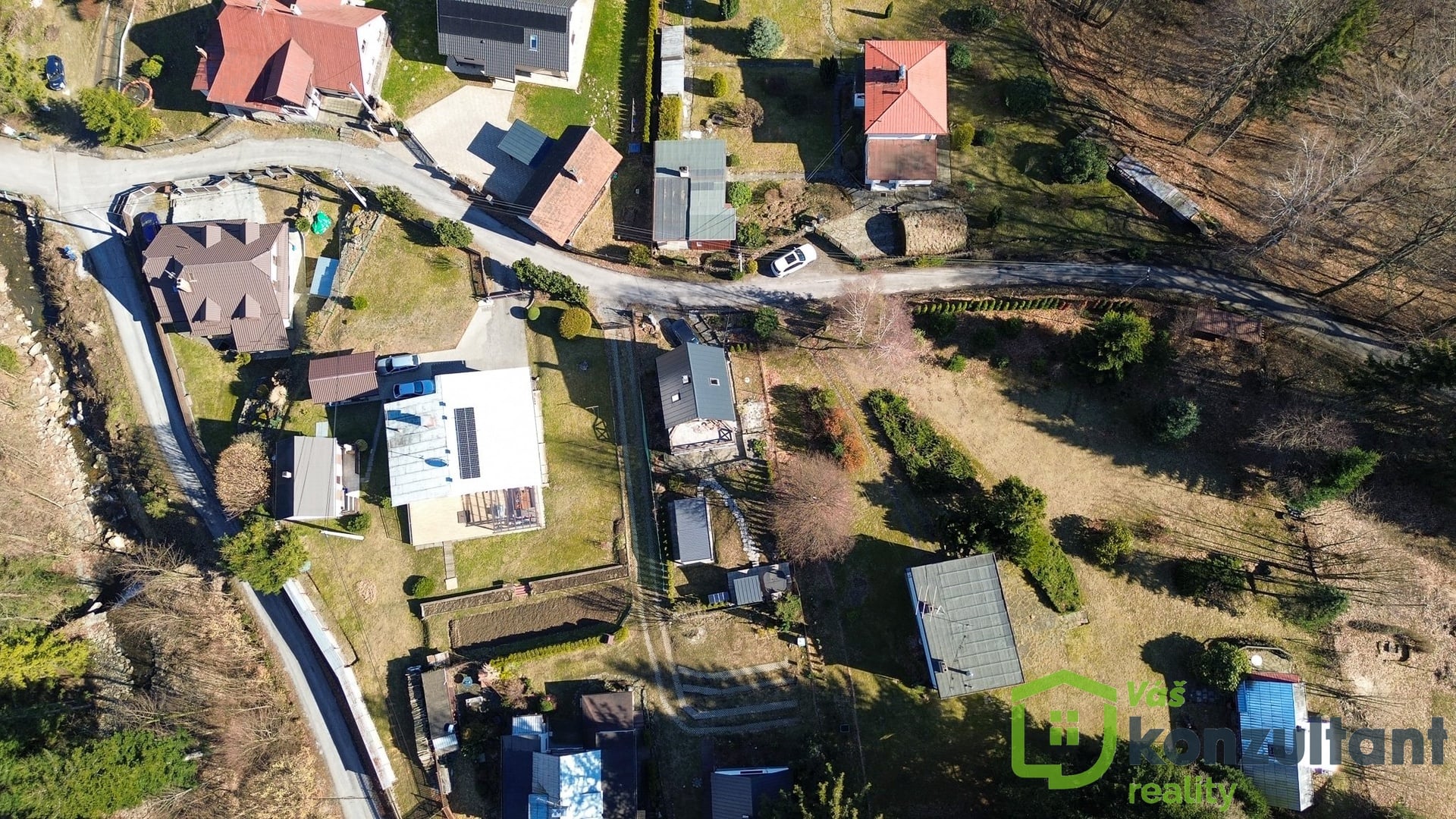 Výjimečné umístění chaty v klidném prostředí