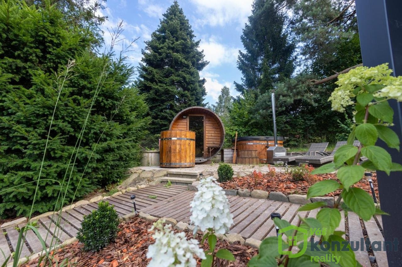 Wellness – sauna a ochlazovací sud