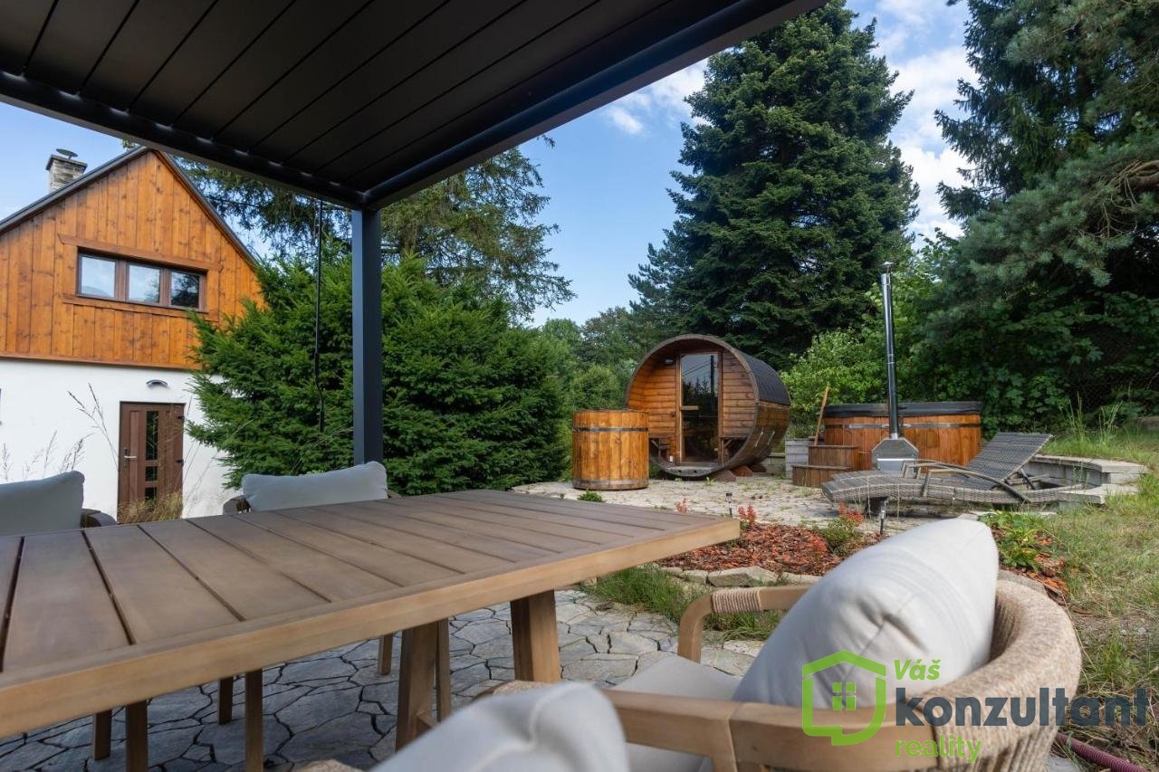 Wellness zóna na zahradě