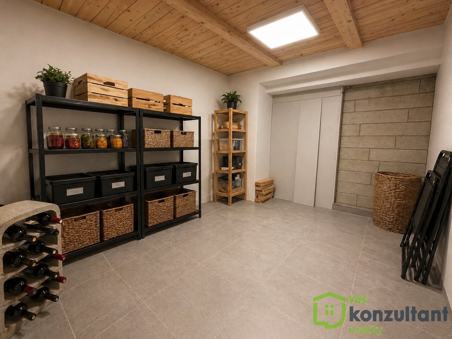 Prostorný sklep